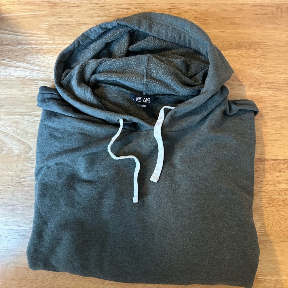 Buffalo David Bitton Green Hoodie for Men